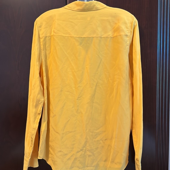 Silk blend, long sleeve button down - Picture 2 of 4